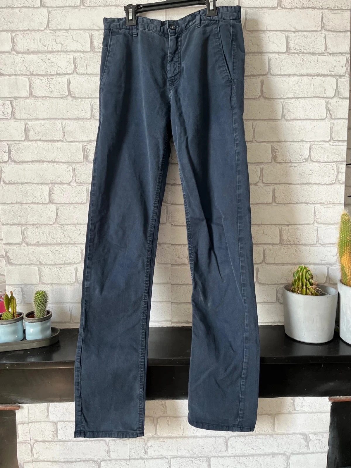 Pantalon chino femme – Taille 38 – Bleu marine –  bon état